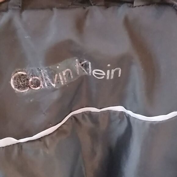 CALVIN KLEIN BLACK QUILTED JACKET SIZE LARGE - Picture 10 of 12
